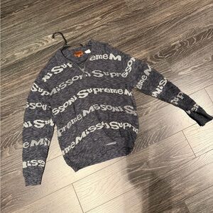 Supreme Missoni 3 quarter zip